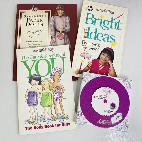 American Girl Activity Lot Paper Dolls Game Books - Picture 1 of 16
